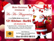 Christmas events in Pune @ 121 Kitchen : BarBQ,  Wakad