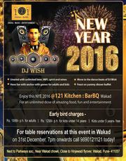 New Year party in Pune @121 Kitchen : BarBQ,  Wakad