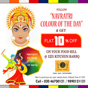 Navratri Food Offers by 121 Kitchen : BarBQ - Wakad,  Pune