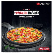 Enjoy Newly Launched Black Crust Pizza at Pizza Hut