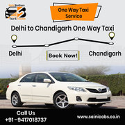 Delhi to Chandigarh One Way Taxi